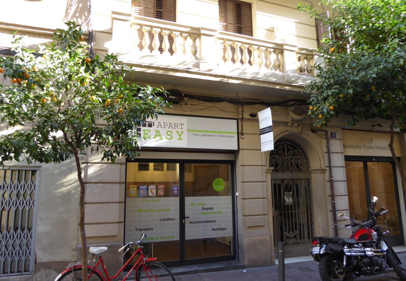Ferienwohnung in Barcelona - Estudio en alquiler luminoso, tranquilo y muy bien situado en Gracia, Barcelona centro