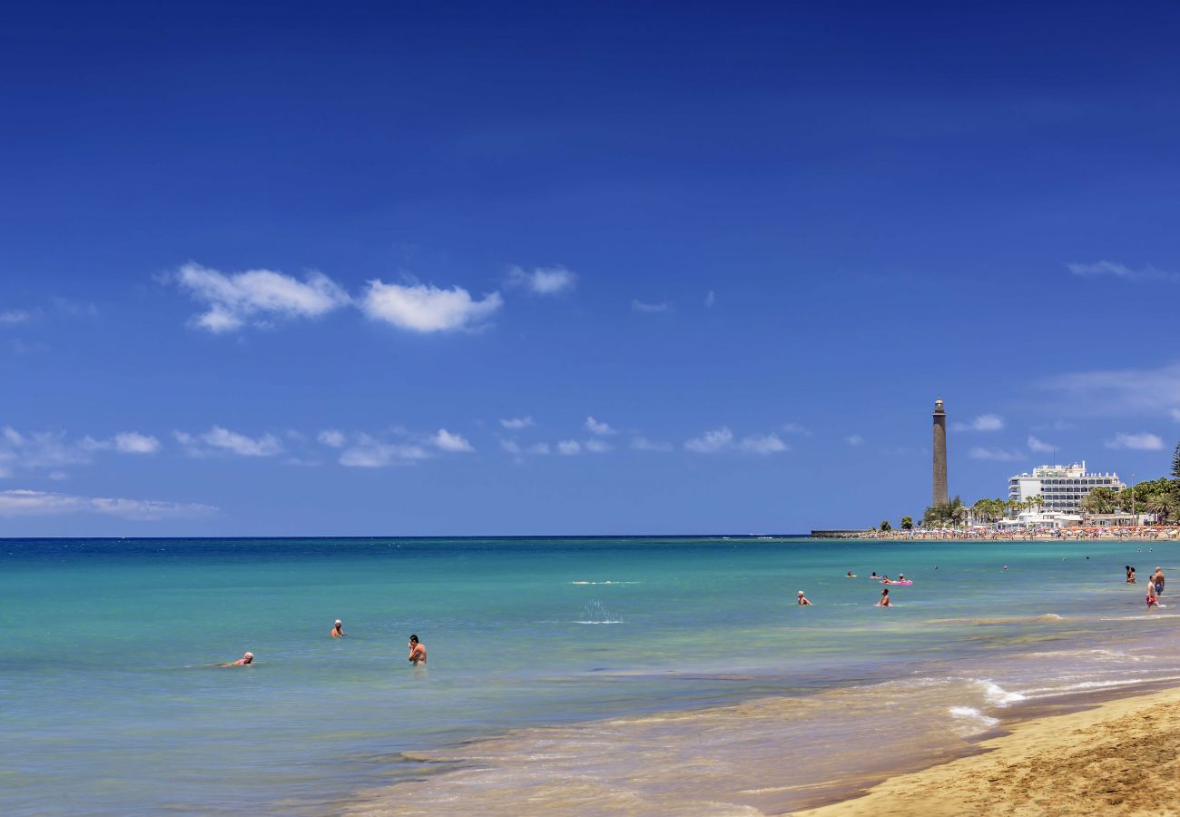 Ferienhaus in Las Palmas de Gran Canaria - Vista Dorada al mar balcón-Wifi By Canariasgetaway