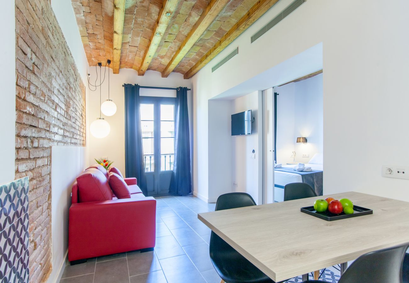Ferienwohnung in Barcelona - DELUXE piso en alquiler con terraza y piscina en Barcelona centro
