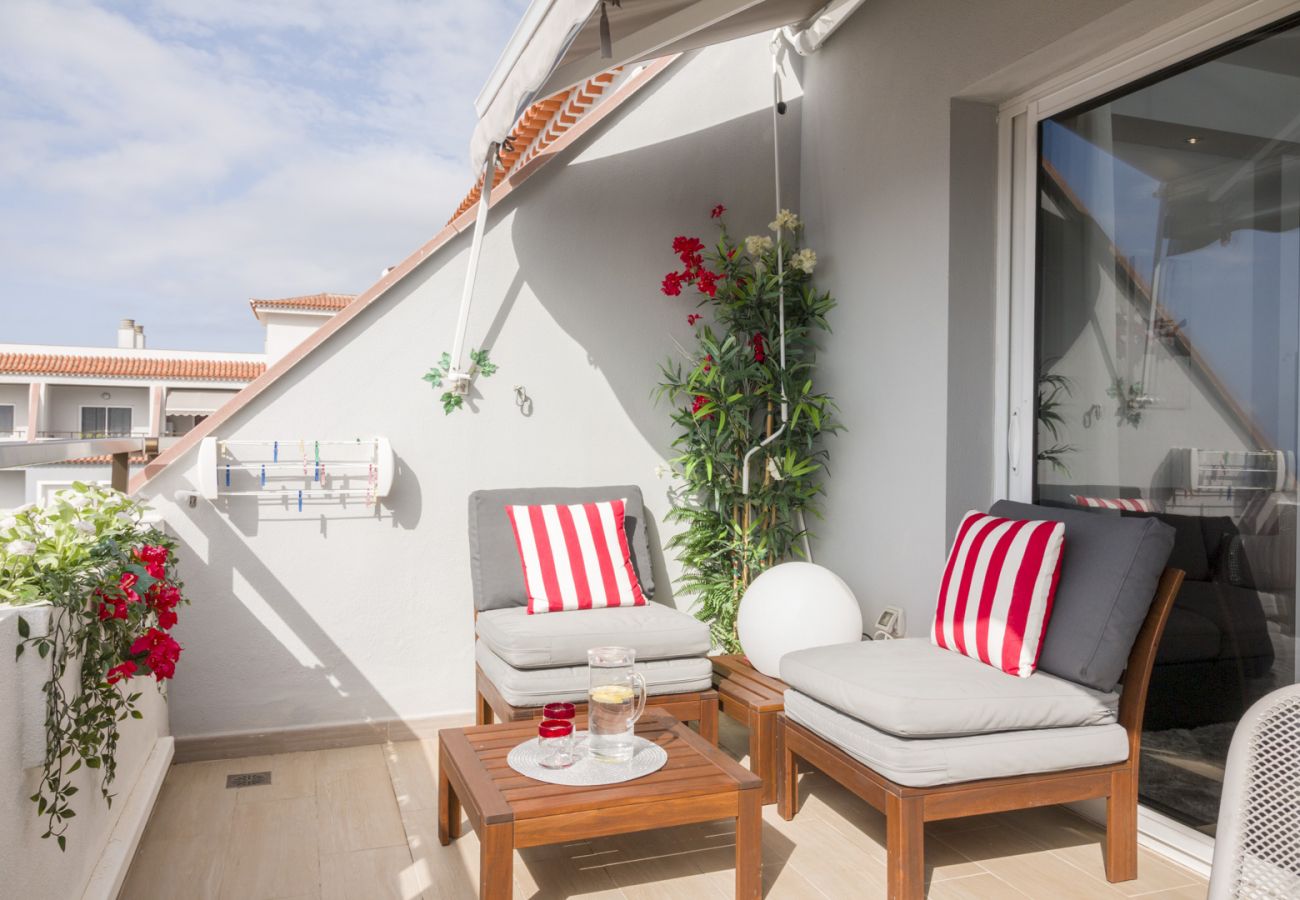 Ferienwohnung in Bajamar - HomeForGuest APT MIT MEERESBLICK, BARBEQUE, GYM