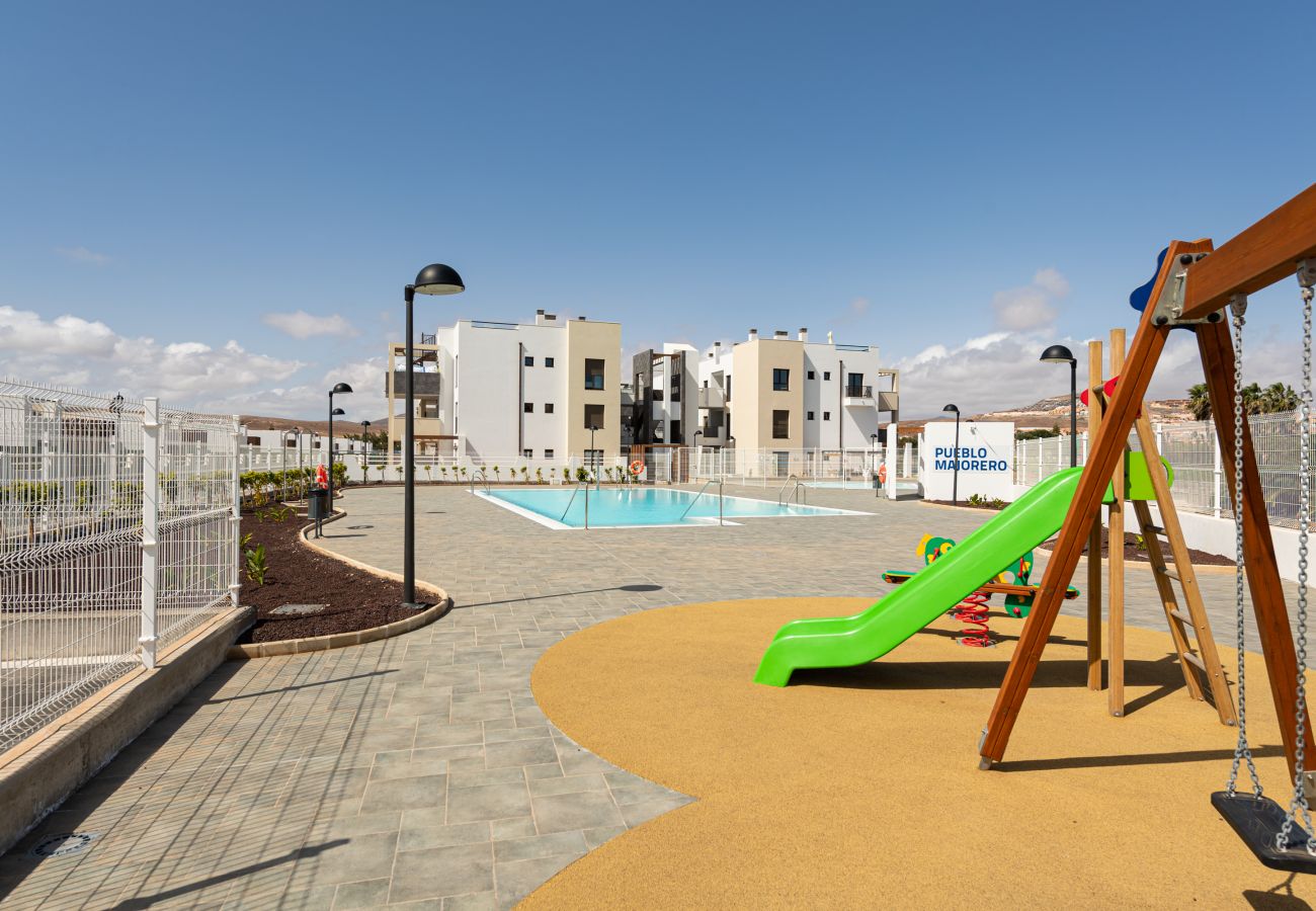 Ferienwohnung in Caleta de Fuste - Antigua - Apartament with terrace and pool in Pueblo Majorero