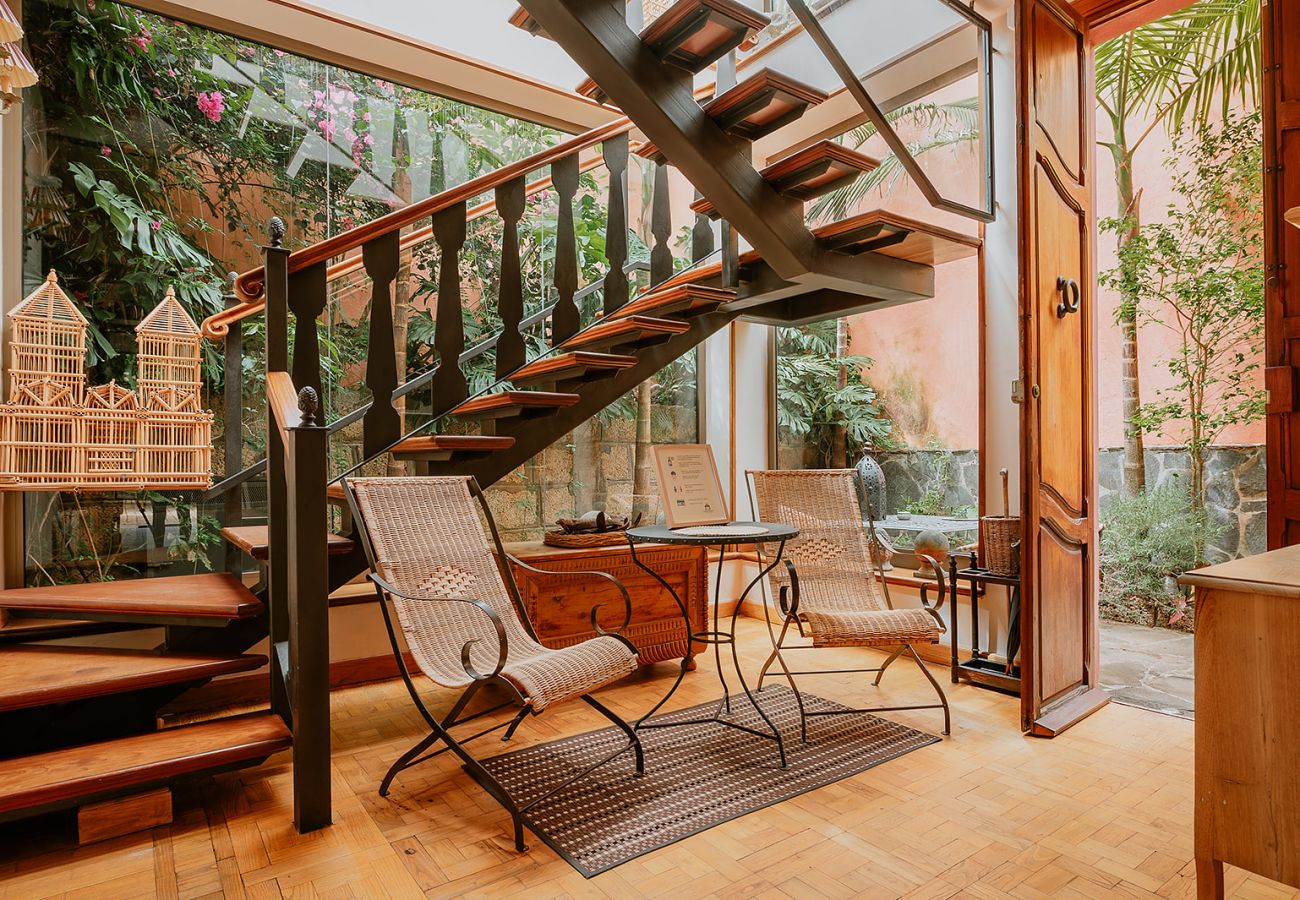 Landhaus in Tacoronte - HomeForGuest Casa Rural El Laurel mit Terrasse und großem Garten