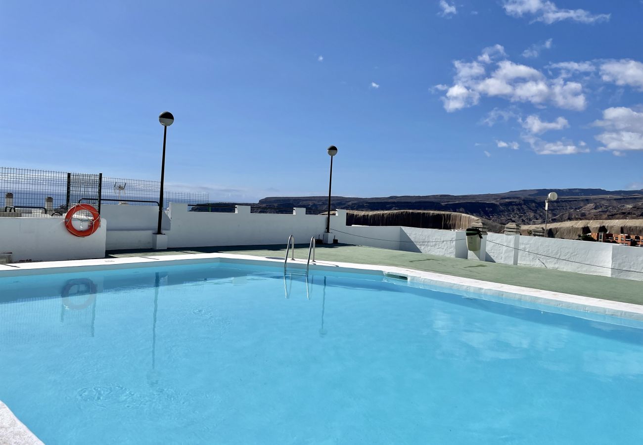 Ferienwohnung in Mogán - Wohnung in Mogan mit Schwimmbad und Aussicht
