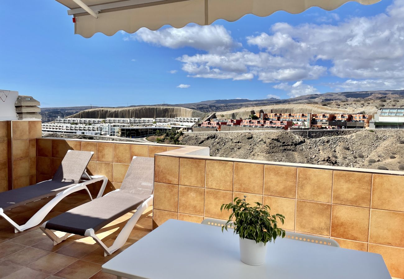 Ferienwohnung in Mogán - Wohnung in Mogan mit Schwimmbad und Aussicht