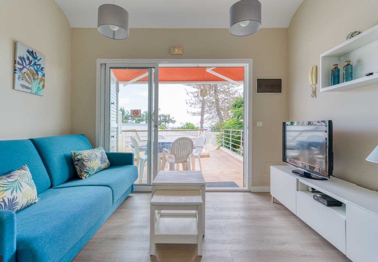 Ferienwohnung in San Bartolomé de Tirajana - HomeForGuest Modernes Apartment in San Agustin 2 Minuten vom Strand entfernt