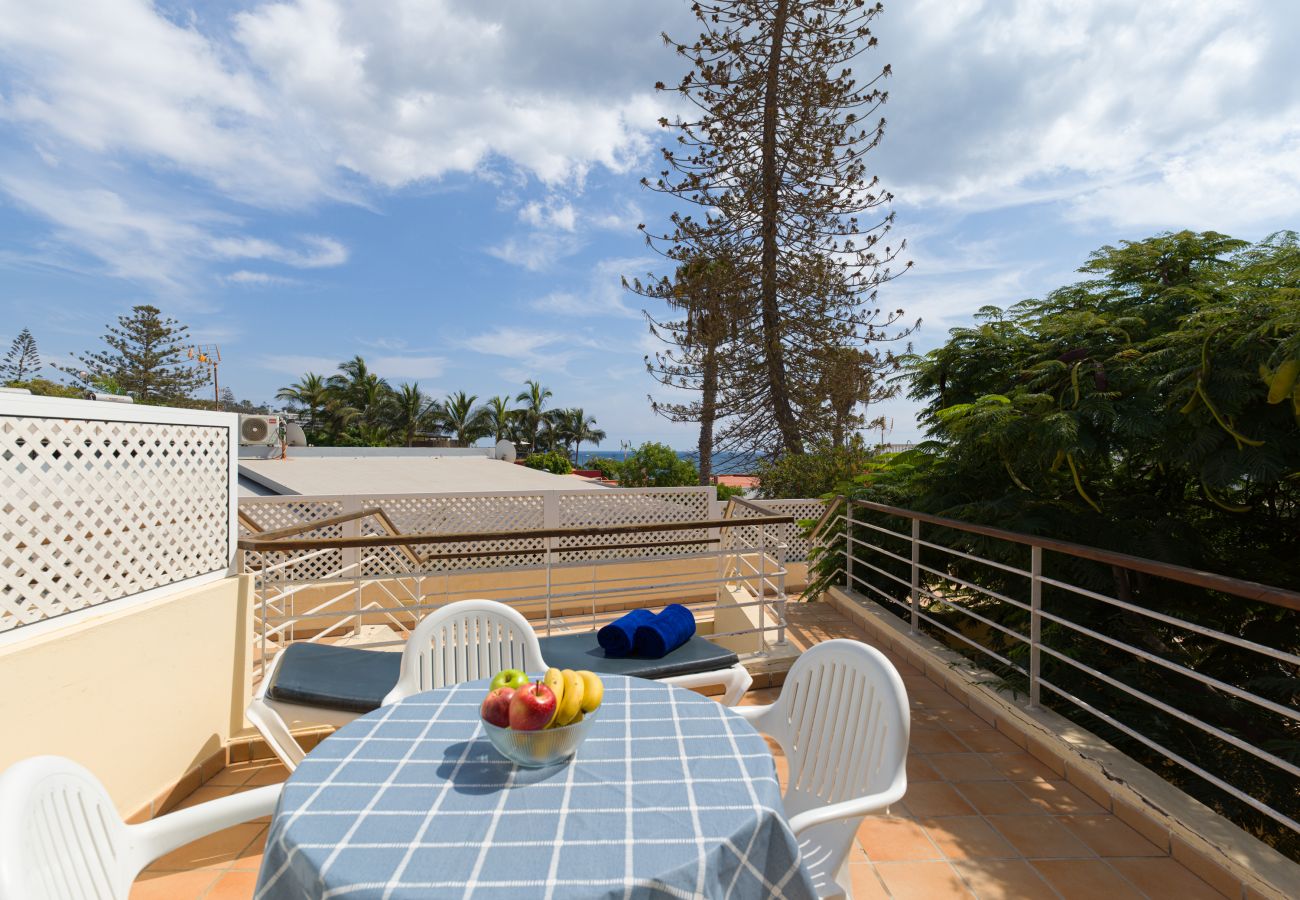 Ferienwohnung in San Bartolomé de Tirajana - HomeForGuest Modernes Apartment in San Agustin 2 Minuten vom Strand entfernt