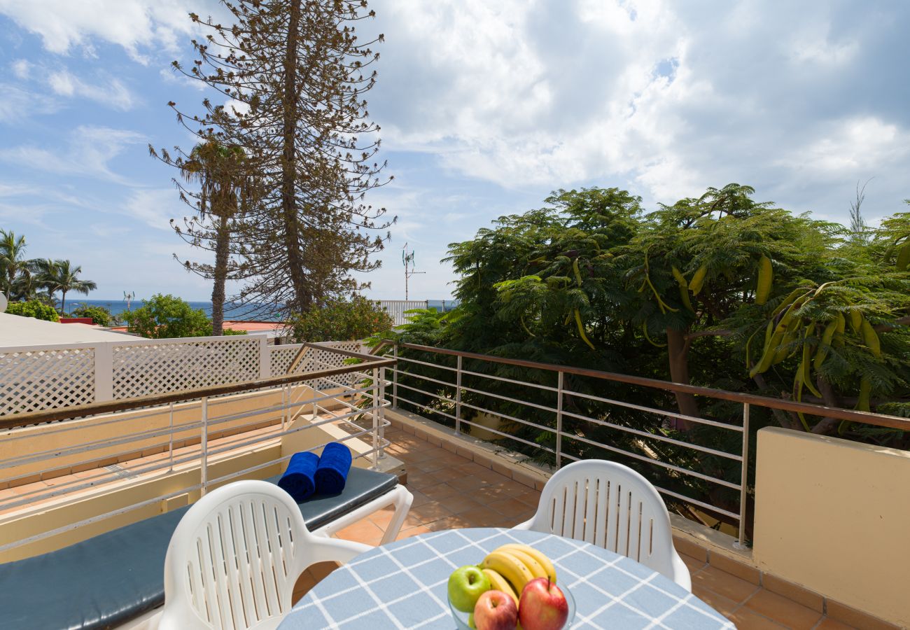Ferienwohnung in San Bartolomé de Tirajana - HomeForGuest Modernes Apartment in San Agustin 2 Minuten vom Strand entfernt