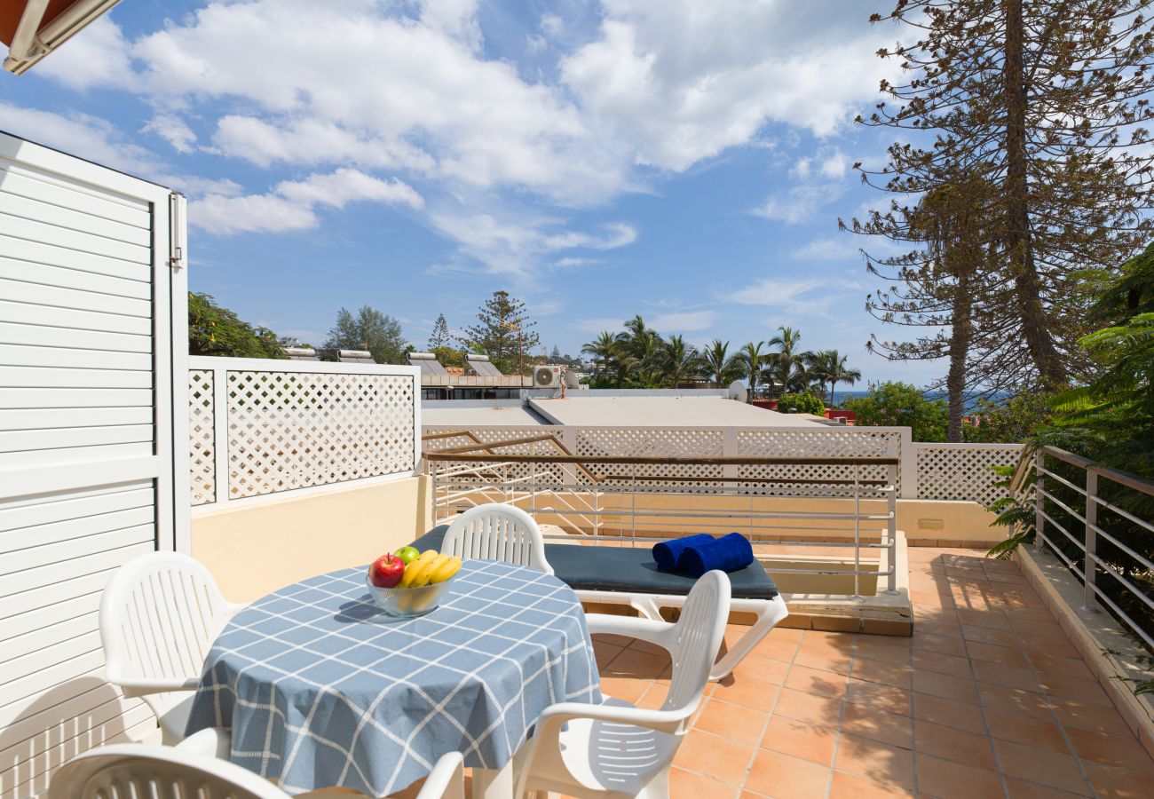 Ferienwohnung in San Bartolomé de Tirajana - HomeForGuest Modernes Apartment in San Agustin 2 Minuten vom Strand entfernt