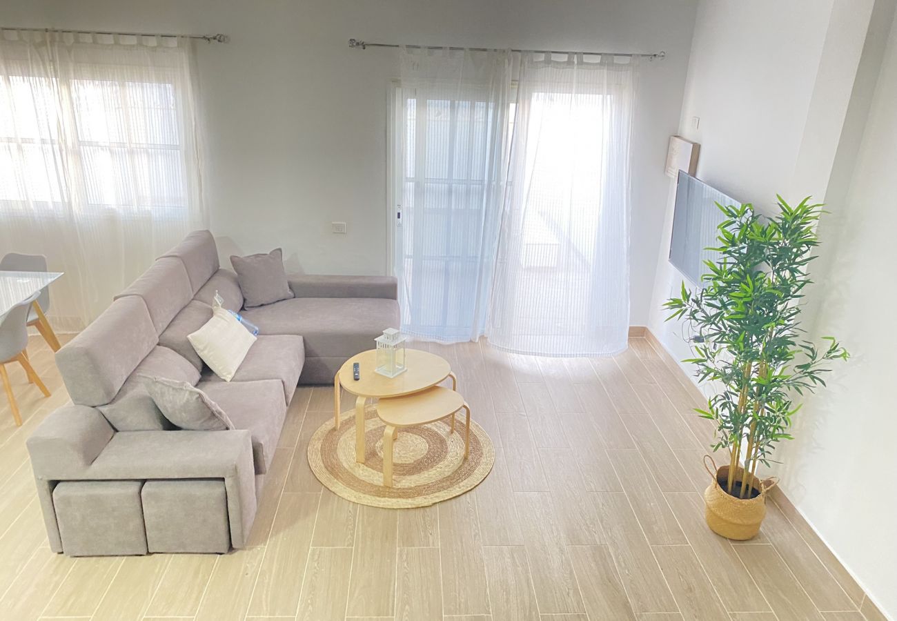 Ferienwohnung in Antigua - Fuerteventura - HomeForGuest 2 BR Apartment mit Pool und Terrasse