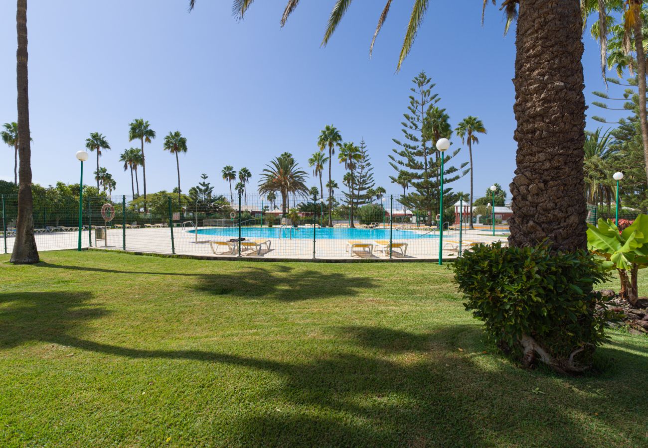 Bungalow in San Bartolomé de Tirajana - Cozy bungalow with large terrace overlooking the pool