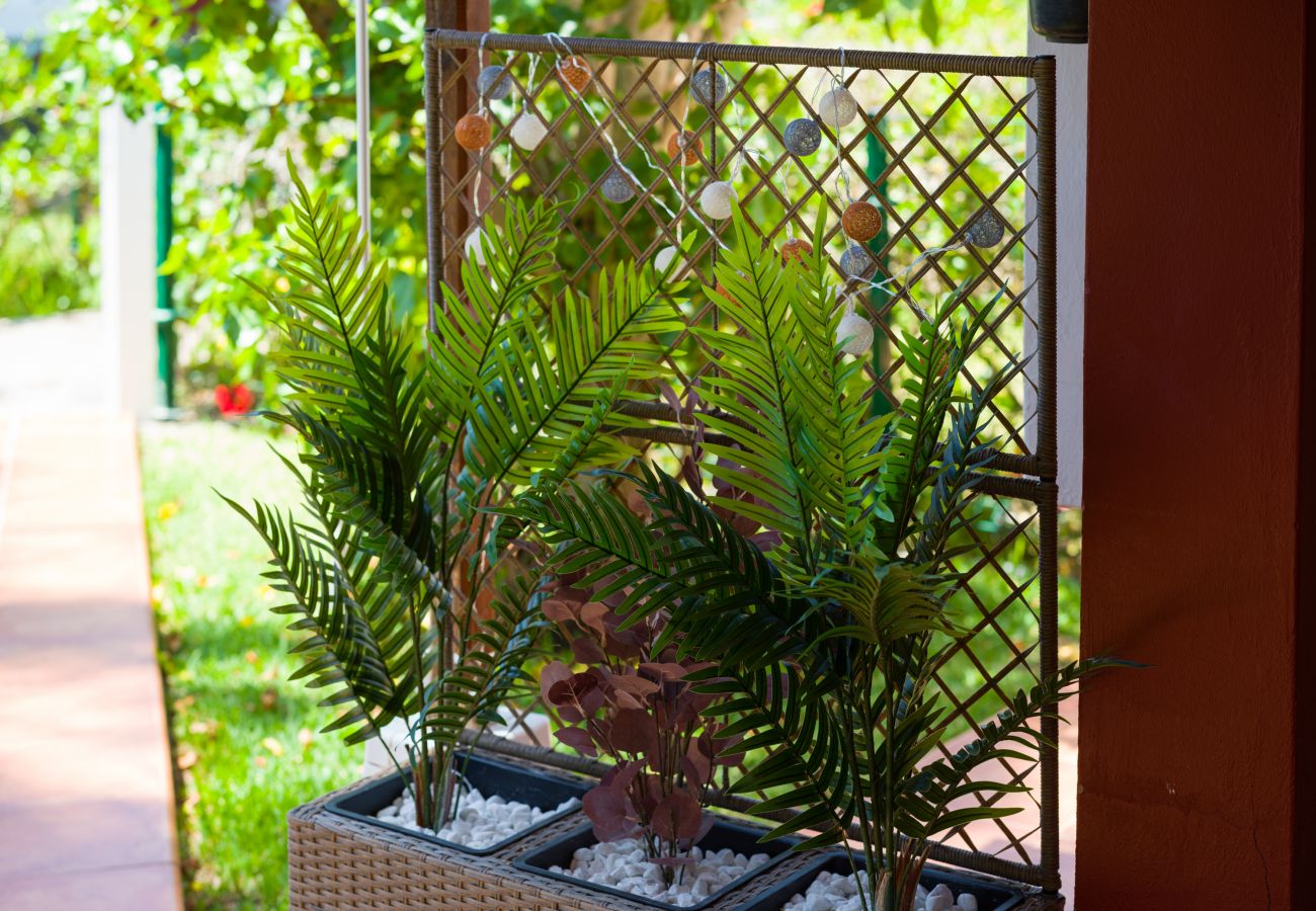 Bungalow in San Bartolomé de Tirajana - Sonnenschutz mit privater Terrasse