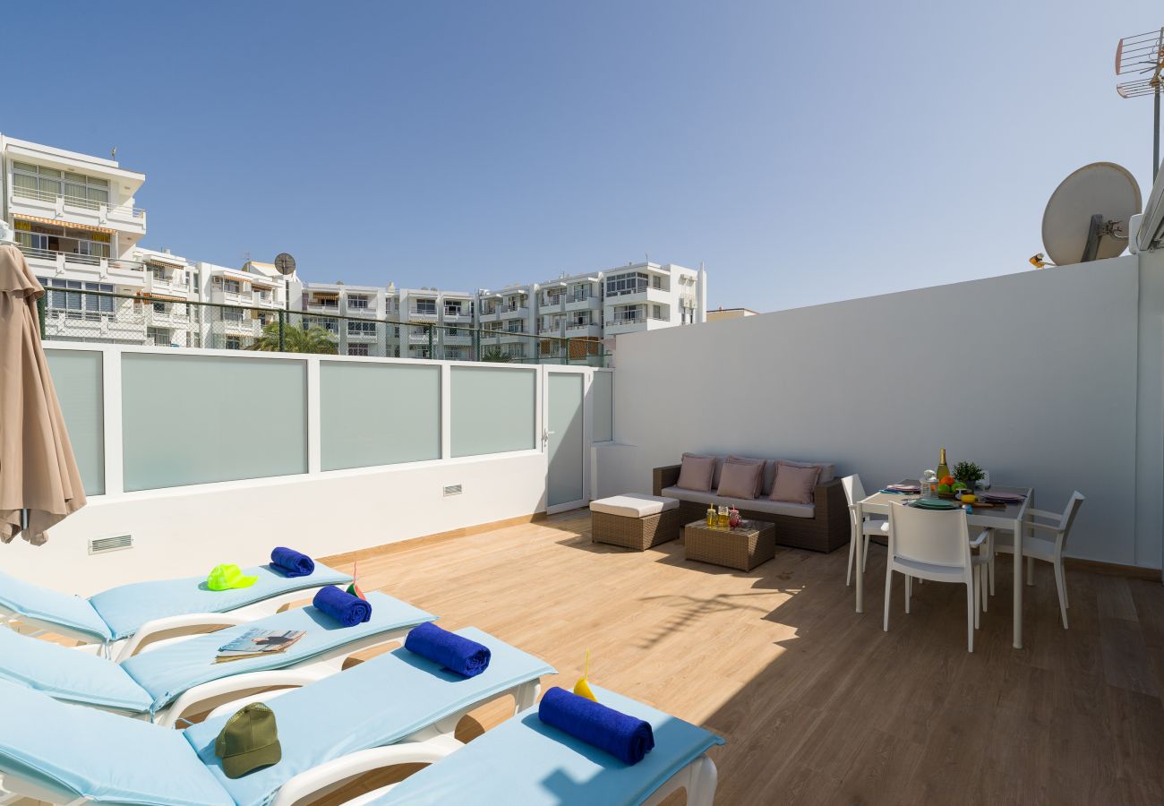 Doppelhaushälfte in San Bartolomé de Tirajana - Renovated Mediterranean style Coast Paradise 