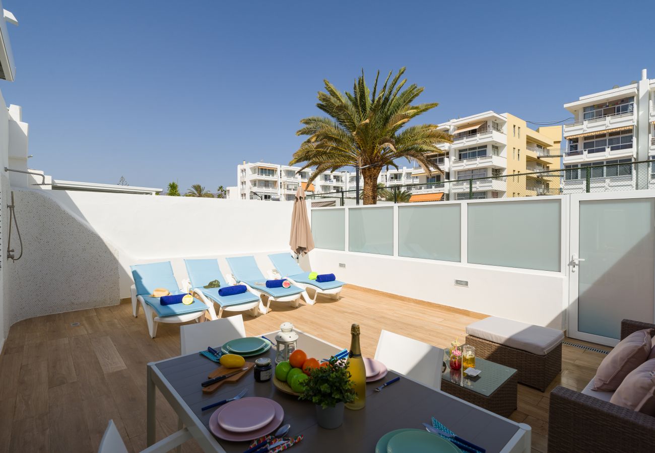 Doppelhaushälfte in San Bartolomé de Tirajana - Renovated Mediterranean style Coast Paradise 