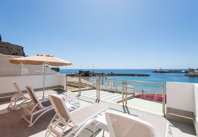Casa en Mogán - Blue Sea I - 1º linea playa con terraza privada