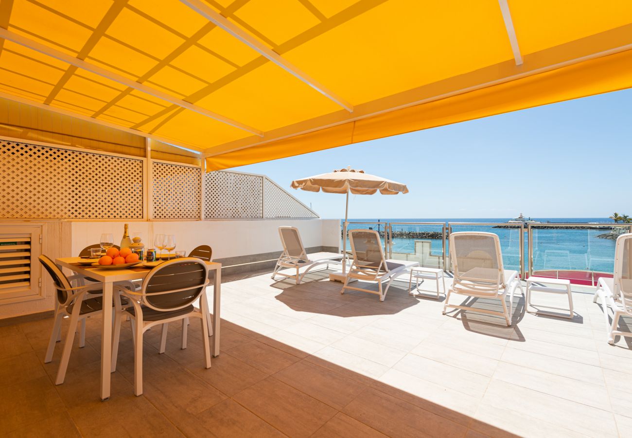 Casa en Mogán - Blue Sea I - 1º linea playa con terraza privada