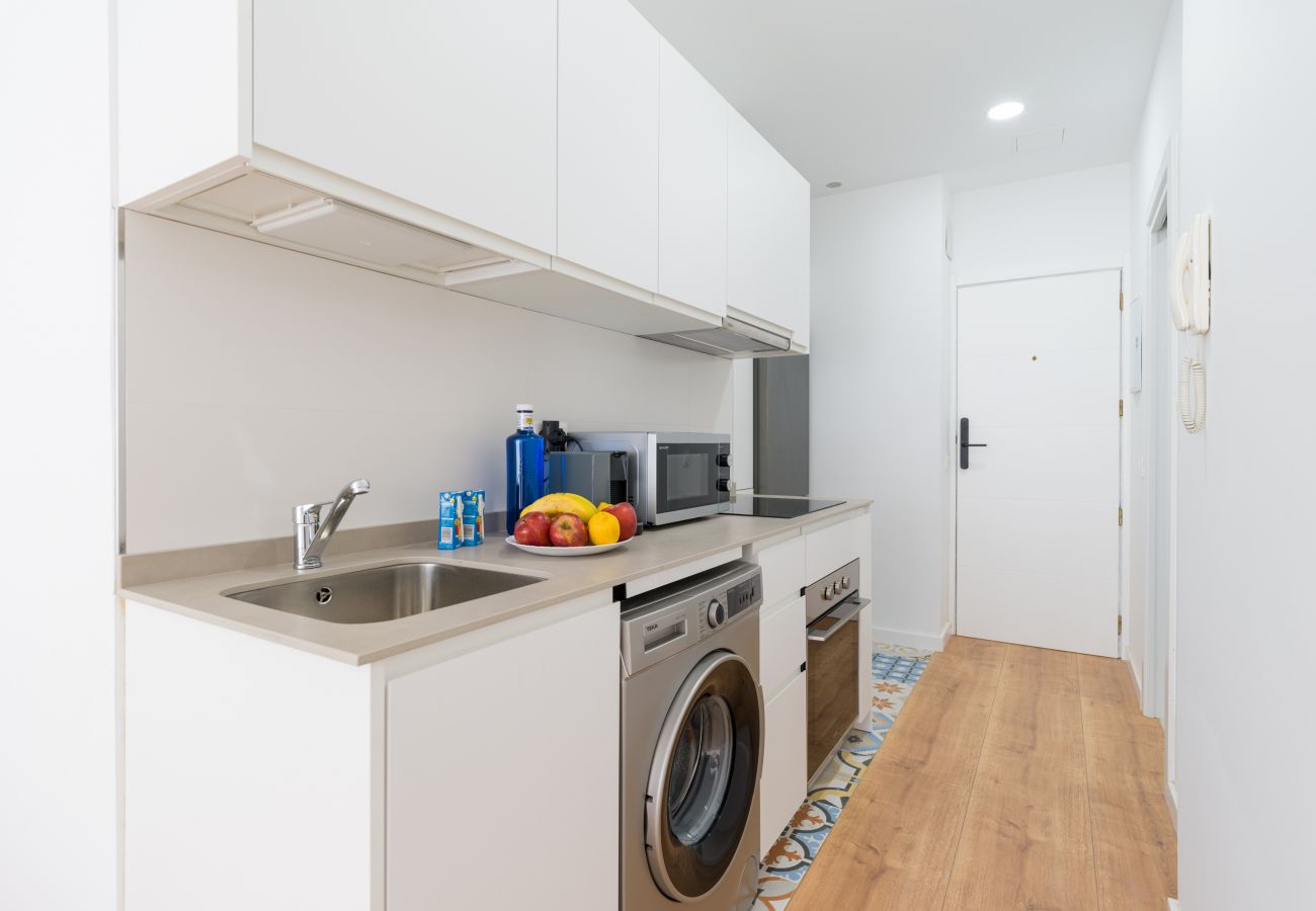 Estudio en Las Palmas de Gran Canaria - HomeForGuest Estudio Sol Canteras con terraza 