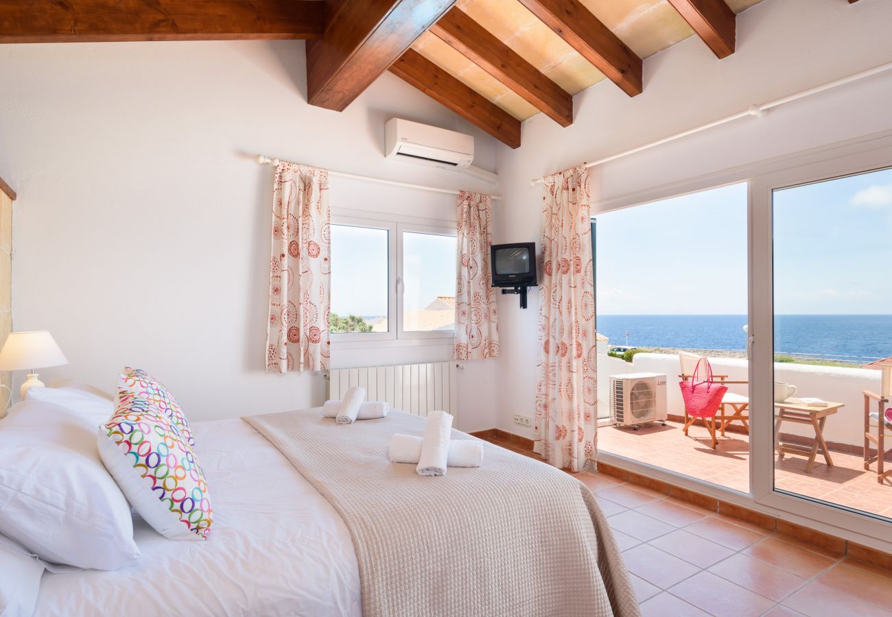 Villa à Cap d´Artruix - Villa privada en Cap d'artrutx con piscina privada,Wifi gratis, AC en habitación principal