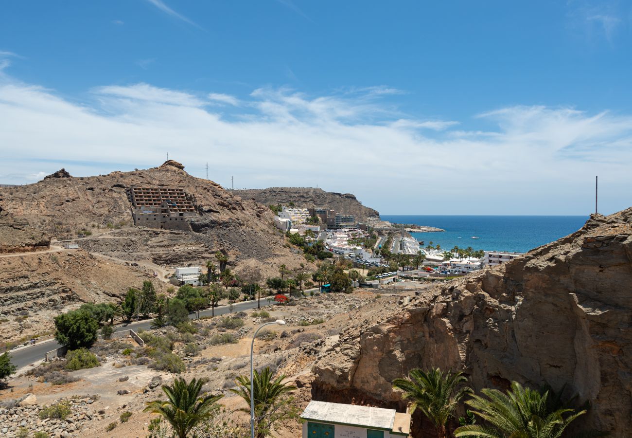 Appartement à Mogán - Maison de vacances avec terrasse et vue sur la mer