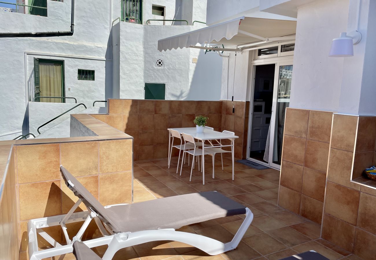 Appartement à Mogán - Appartement à Mogan avec piscine et vue