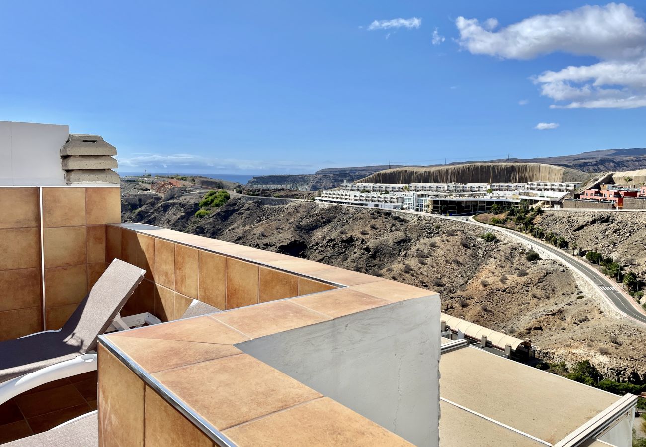 Appartement à Mogán - Appartement à Mogan avec piscine et vue