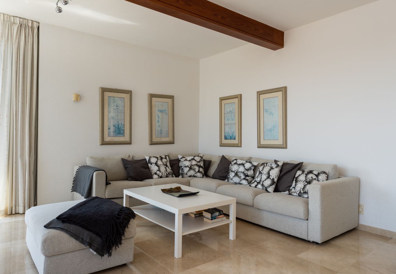 Chalet à Mogán - Piscina privada climatizada en entorno tranquilo y vistas al mar en campo de golf