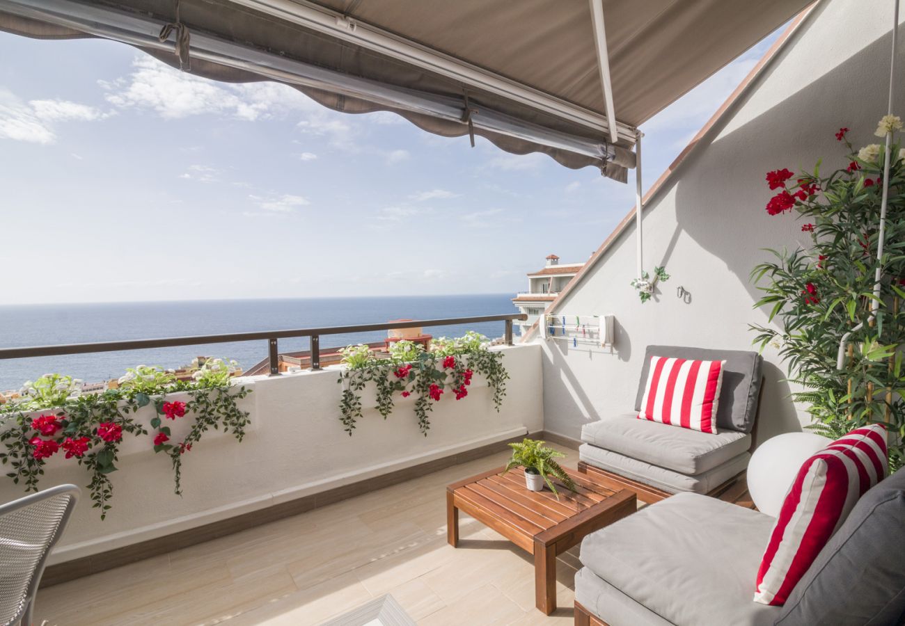 Appartamento a Bajamar - HomeForGuest APPARTAMENTO CON VISTA MARE, BARBECUE, PALESTRA, PALESTRA
