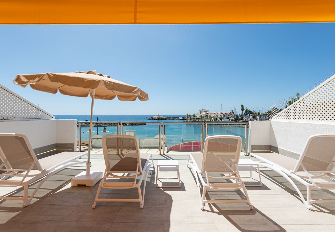 Casa a Mogán - Blue Sea I - 1º linea playa con terraza privada
