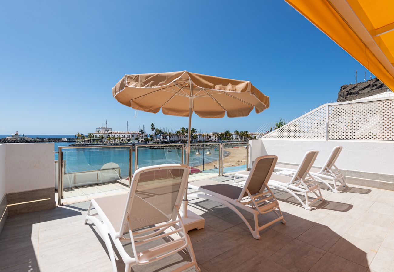 Casa a Mogán - Blue Sea I - 1º linea playa con terraza privada