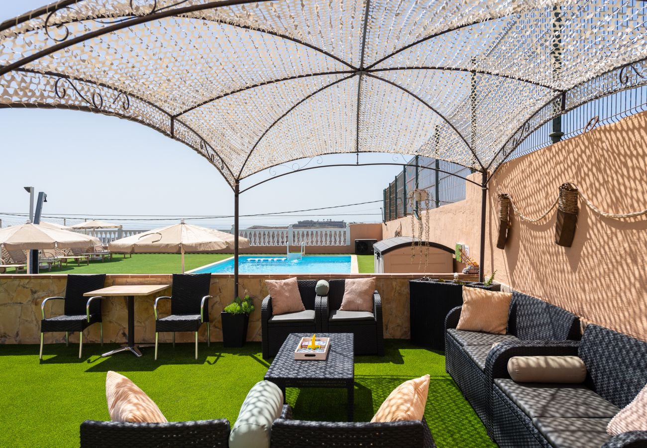 Villetta a San Bartolomé de Tirajana - Casa Adara, piscina privada climatizada