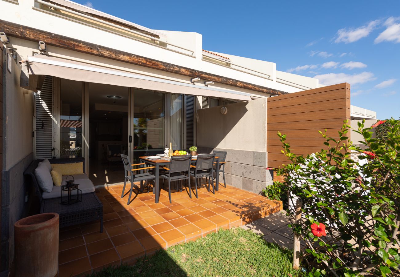 Casa a San Bartolomé de Tirajana - Pasito Blanco, piscina y playa a posos pasos