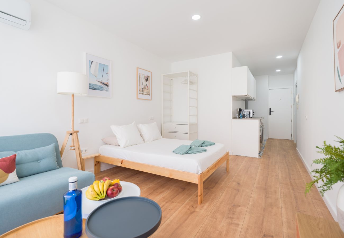 Studio a Las Palmas de Gran Canaria - HomeForGuest Studio Sol Canteras con terrazza 
