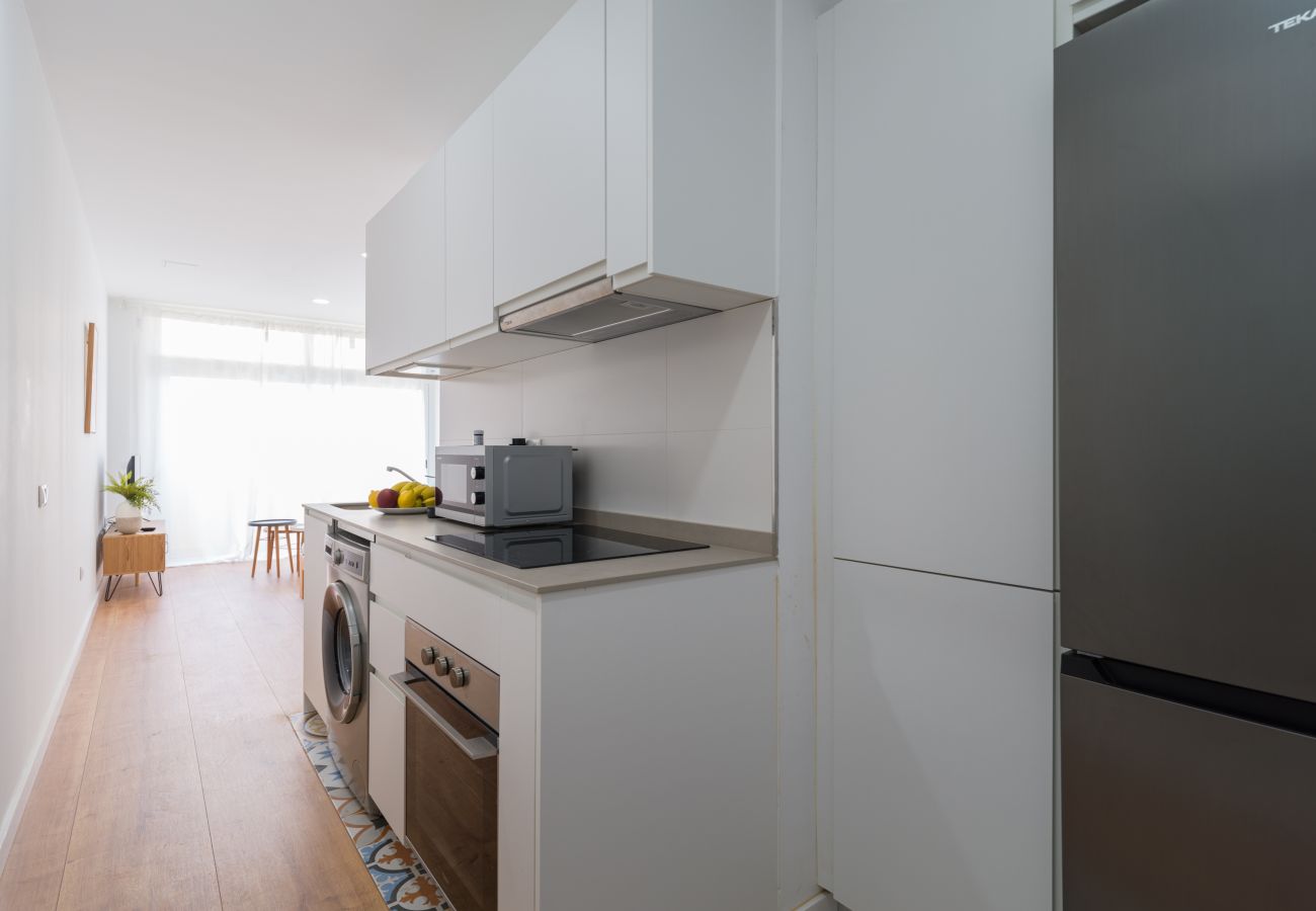 Studio a Las Palmas de Gran Canaria - HomeForGuest Studio Sol Canteras con terrazza 