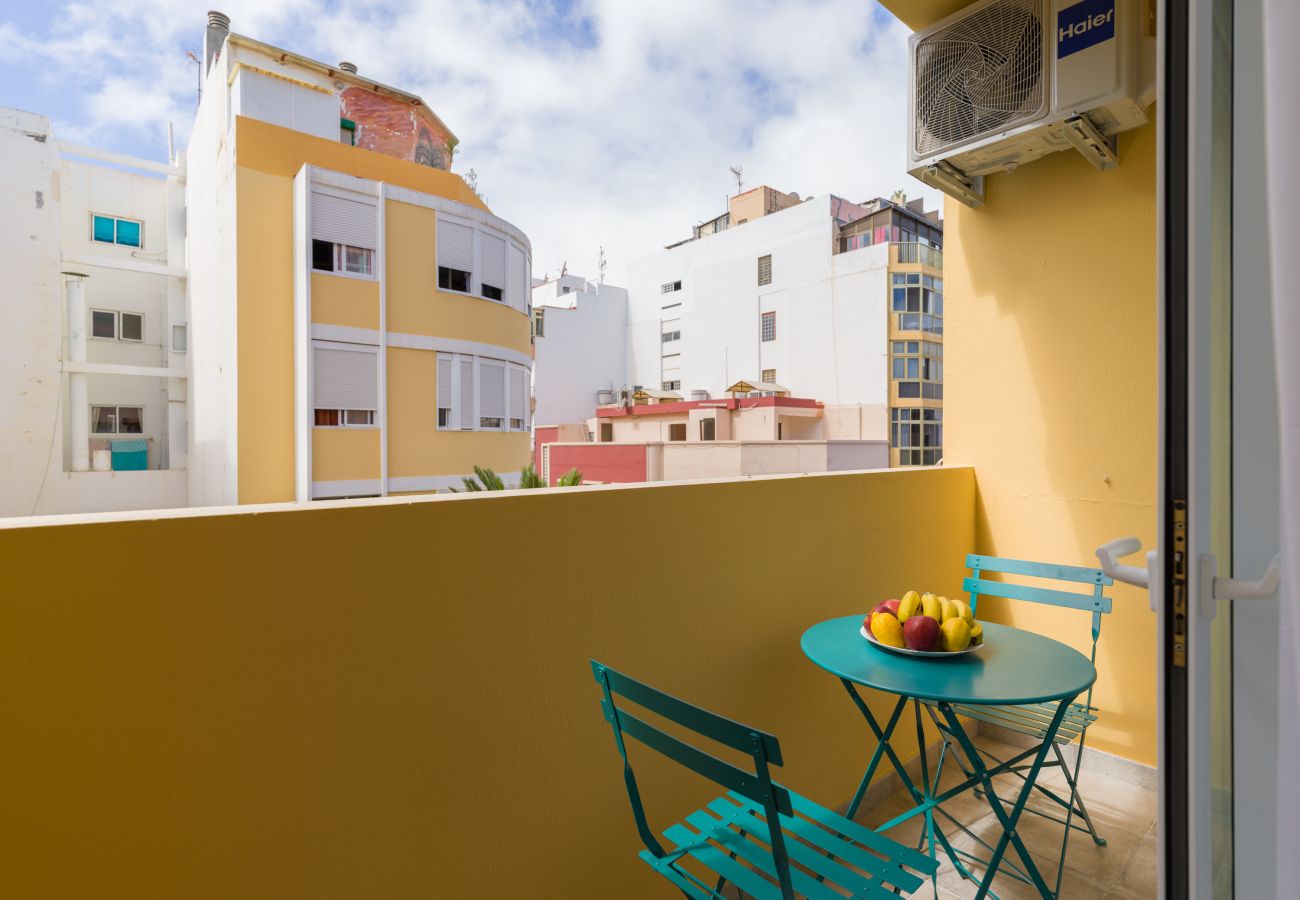 Studio a Las Palmas de Gran Canaria - HomeForGuest Studio Sol Canteras con terrazza 
