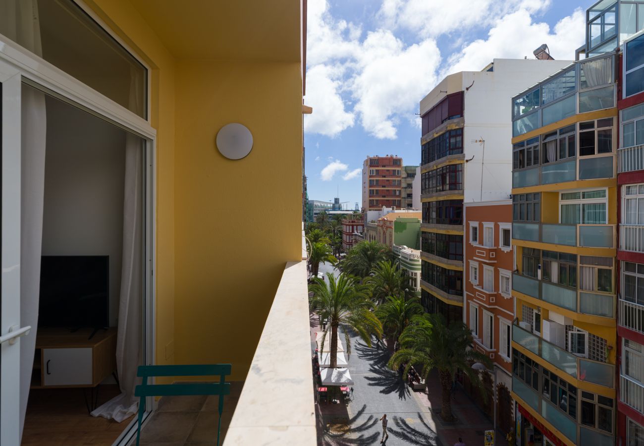 Studio a Las Palmas de Gran Canaria - HomeForGuest Studio Sol Canteras con terrazza 