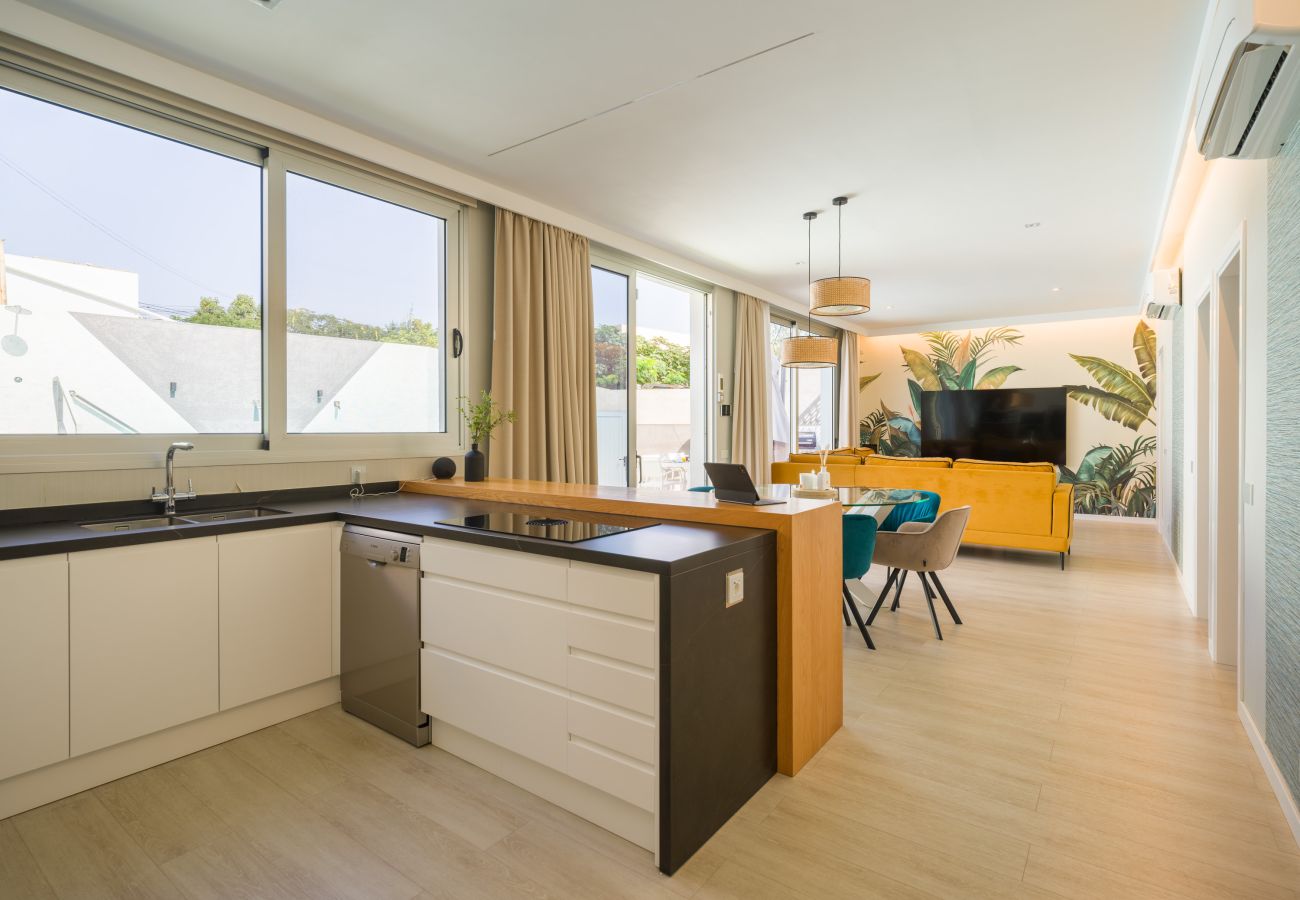 Casa a schiera a San Bartolomé de Tirajana - Casa Joviano piscina privada climatizada
