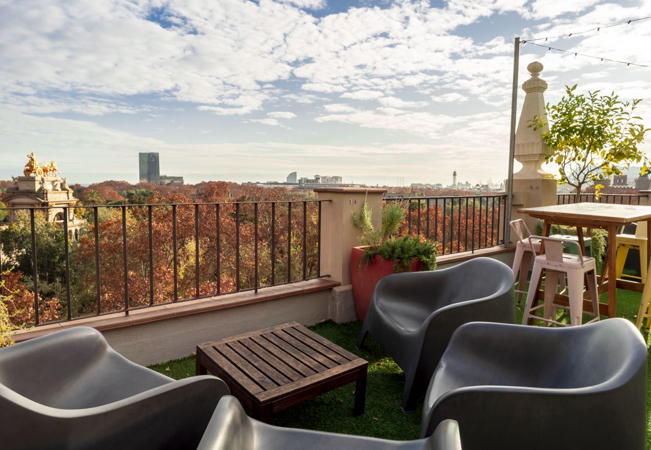 Apartment in Barcelona - Family CIUTADELLA PARK, large, very nice and bright, shared terrace in Barcelona center