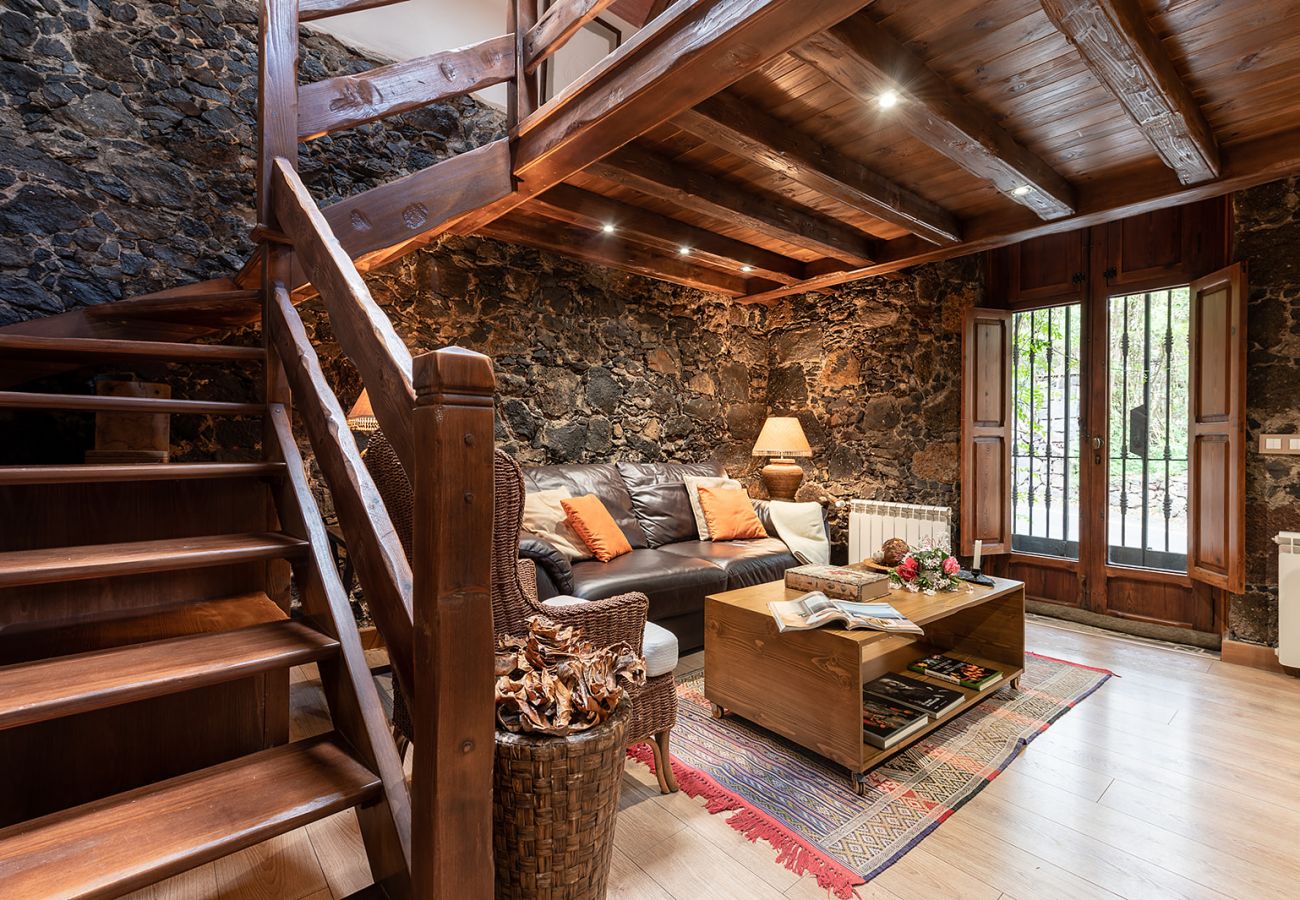 Apartment in Tacoronte - HomeForGuest Cosy rural flat El Romero with large gardens